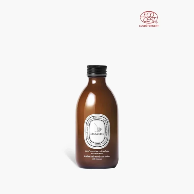La Droguerie – lotion d&rsquo;entretien pour le cuir et le bois à la cire d&rsquo;abeille