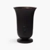Vase Medicis noir – grand