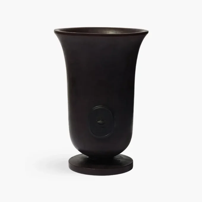 Vase Medicis noir – grand